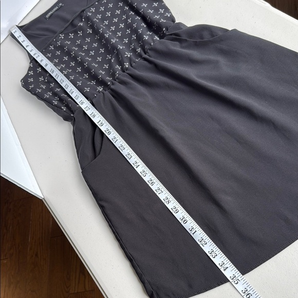 Cokluch Black and White Midi Summer Dress with Pockets - Picture 13 of 15